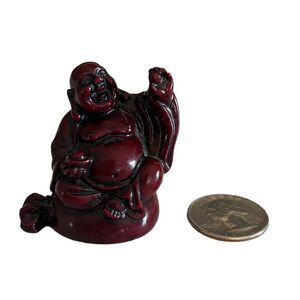 Buddha Figurine Mini Laughing Good Luck Abundance